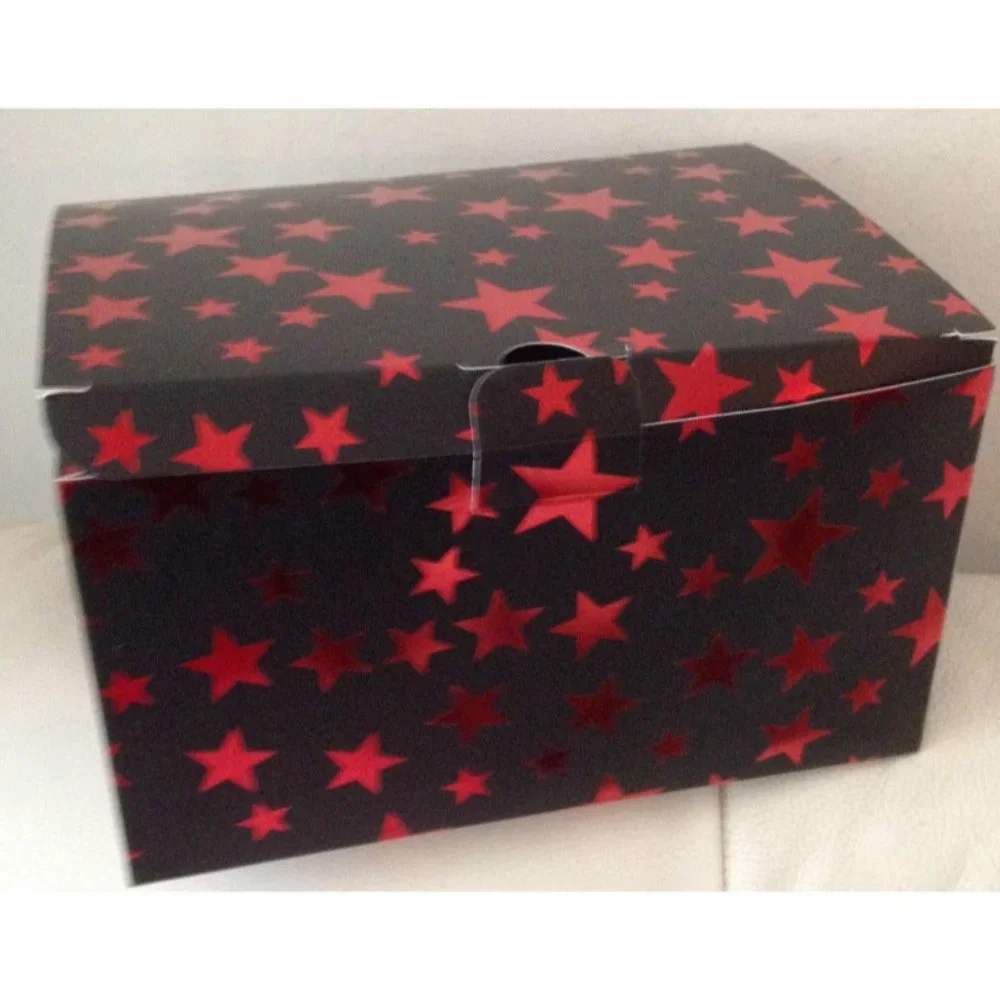 Makeup Jewelry Box Hand Bag Case Training Box Brown Gold Cardboard GWP NEW